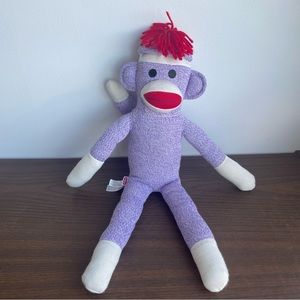 Purple Schylling Sock Monkey